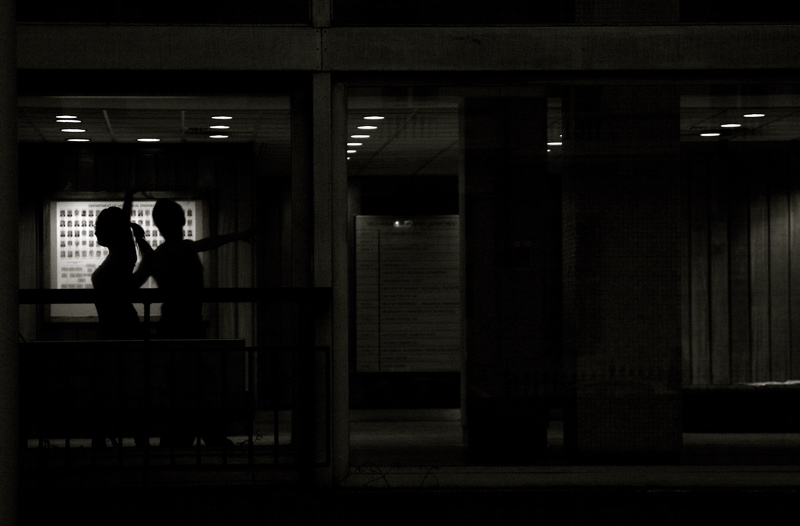dancing in the night