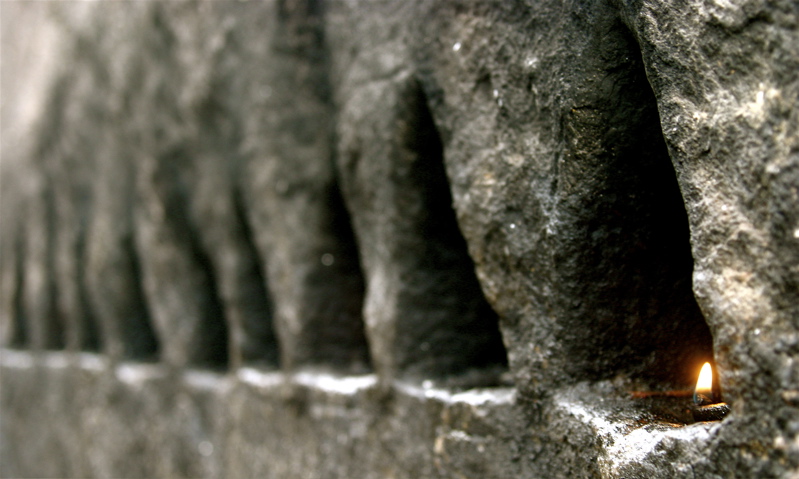 sri lanka - study of sacred light in old temple_2