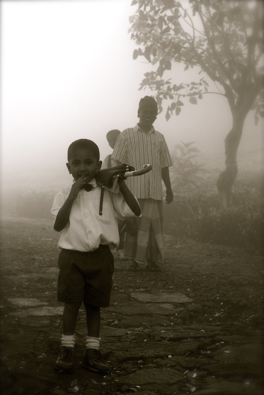 people from sri lanka - happy school kid