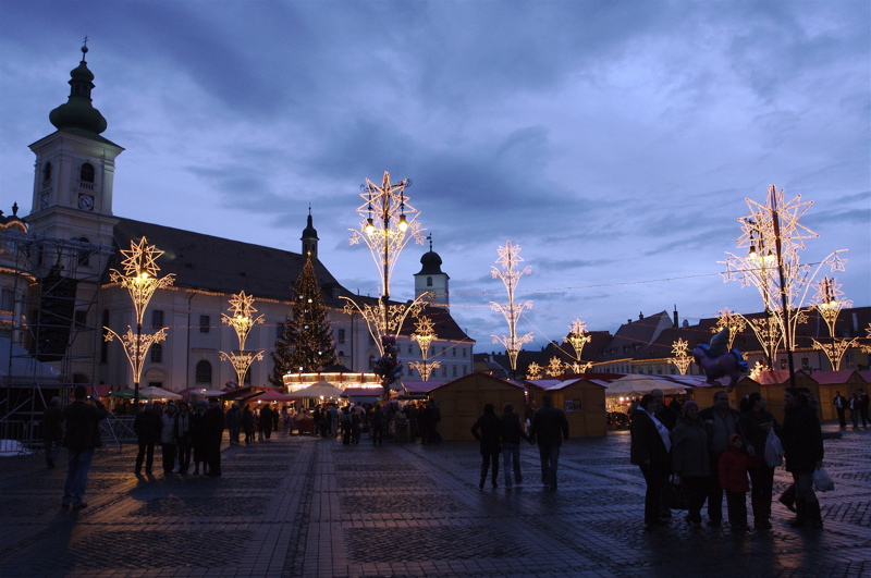gingerbread town - from a corner of central square