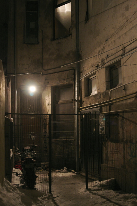 corner in bucharest oldtown