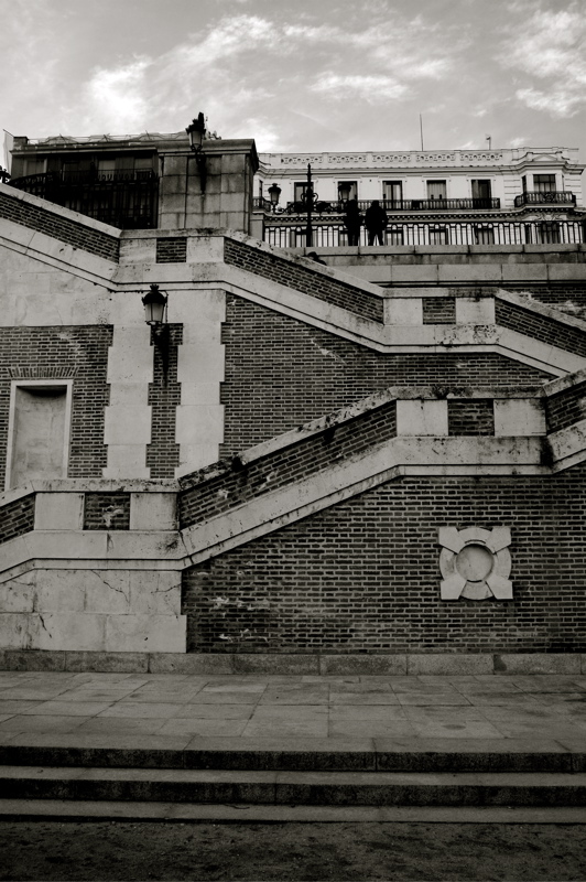 madrid, stairs