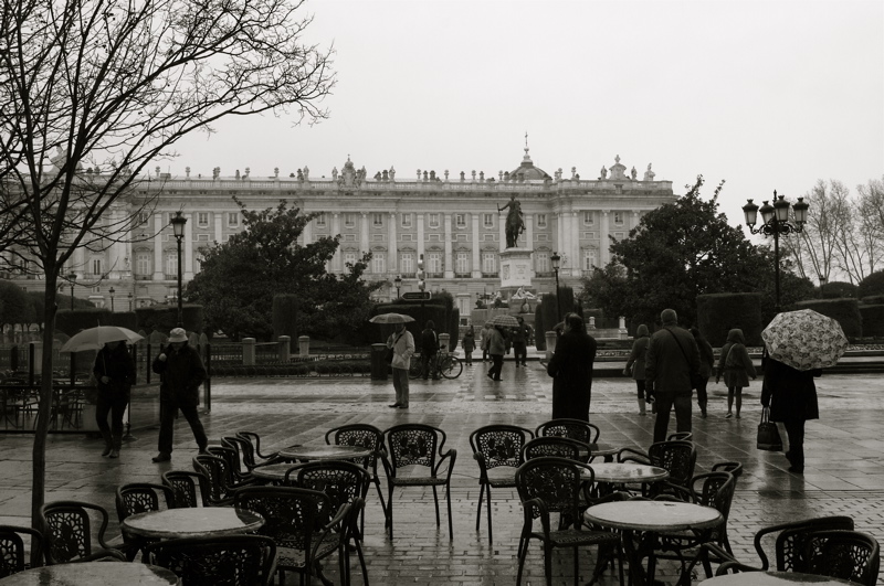 madrid - opera square and real palace