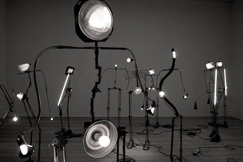 indian art at saatchi-gallery – bulbs, wires, sticks_3